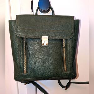 3.1 Phillip Lim green leather backpack